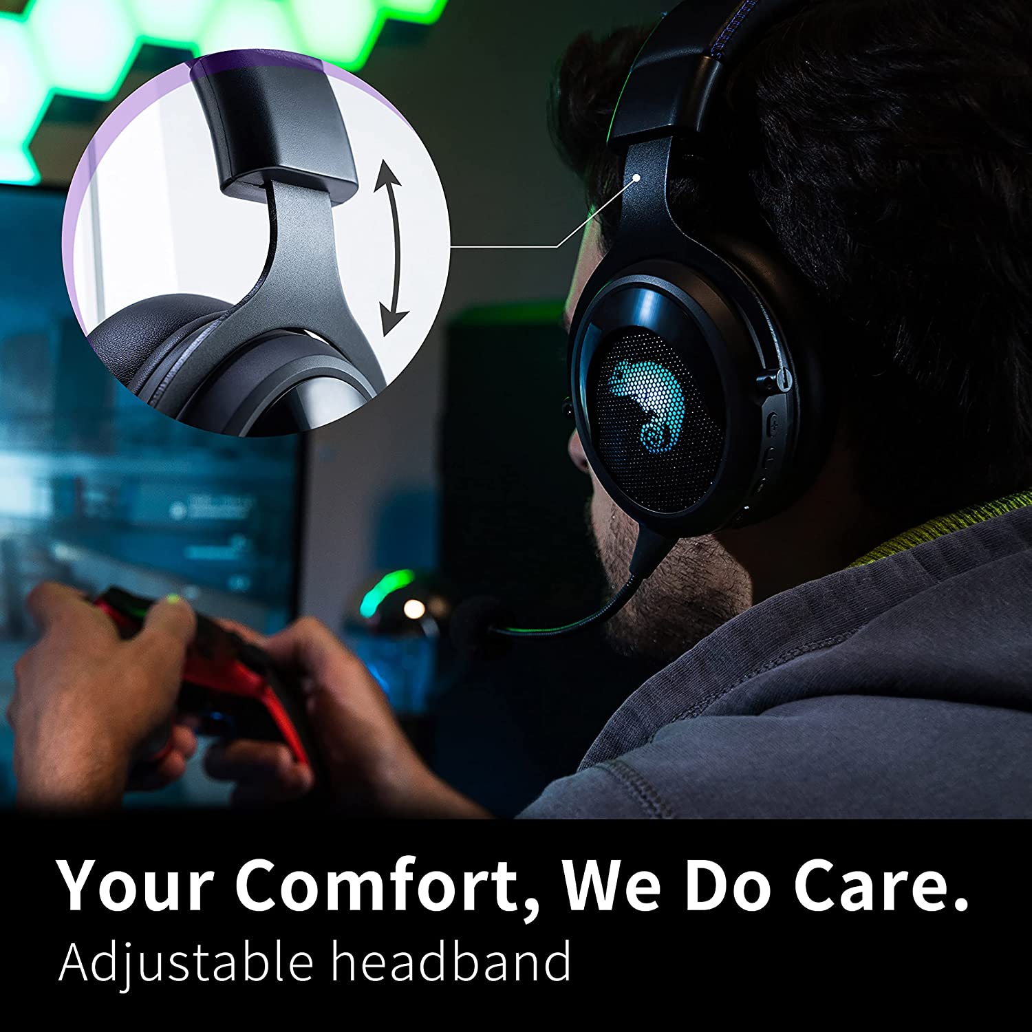 Brook ワイヤレスヘッドセット 2.4 GHz超低遅延 3.5mm有線モード PS5 