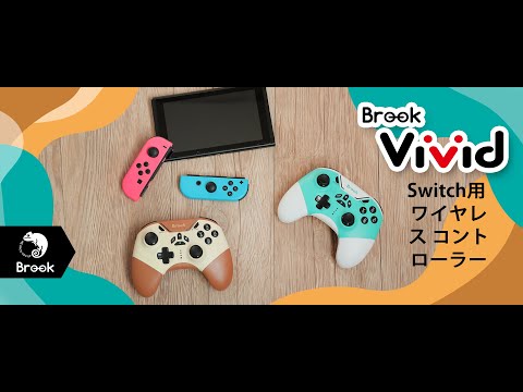Brook Vivid Switch用 ワイヤレスコントローラー Switch/Switch Lite 